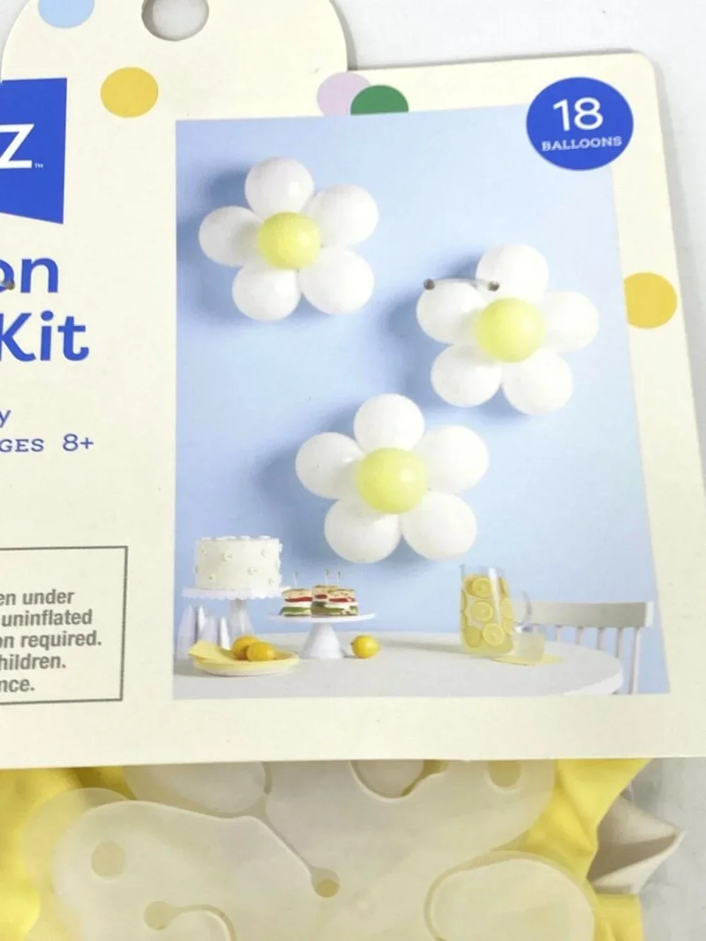 Target 2 Pack 3ct Latex Balloon Daisy Flowers Spritz™ Decor Accent Spring Easter